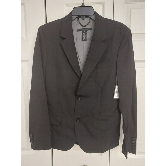Marc by Marc Jacobs Black Lined Wool Blazer Suit Jacket Sz S/P Small NWT $448 - Picture 3 of 14